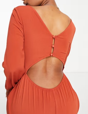 Salopetă ASOS, portocaliu