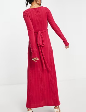 Rochie midi ASOS, roz