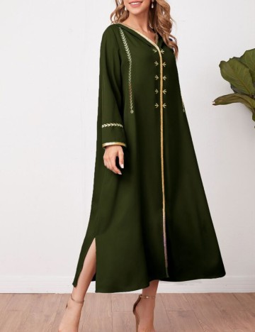 Rochie maxi Shein, kaki