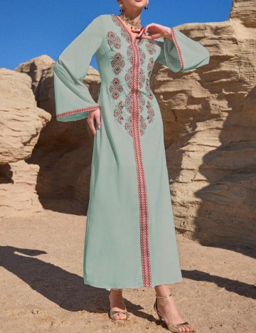 Rochie midi Shein, mix culori