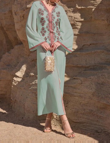 Rochie midi Shein, mix culori