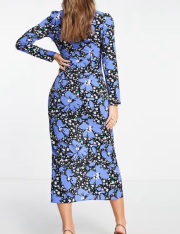 Rochie midi ASOS, mix culori