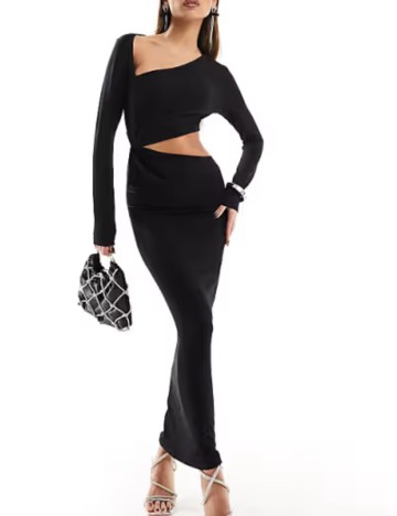Rochie maxi ASOS, negru