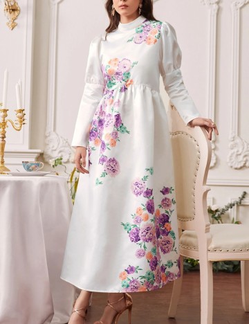 Rochie maxi Shein, alb