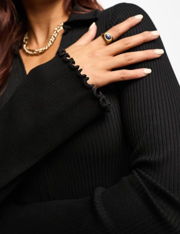 Rochie mini Miss Selfridge, negru