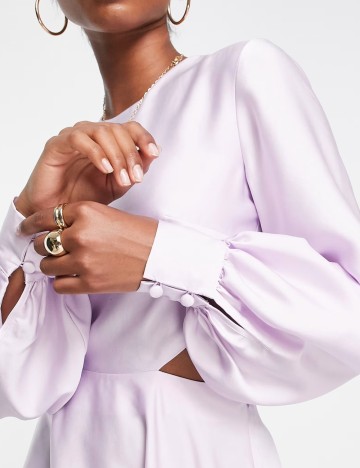 Rochie mini ASOS, mov