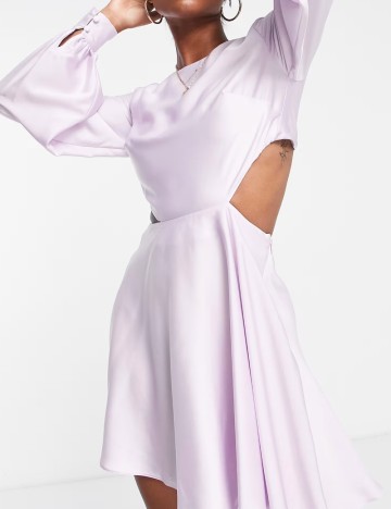 Rochie mini ASOS, mov