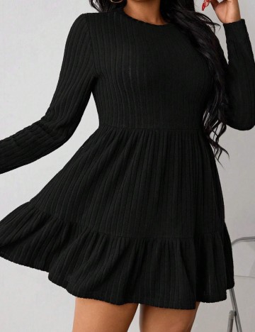 Rochie mini Shein Curve+, negru