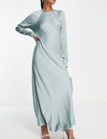 Rochie maxi ASOS, verde