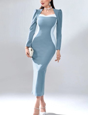 Rochie maxi Shein, albastru