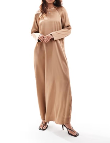 Rochie maxi ASOS, maro