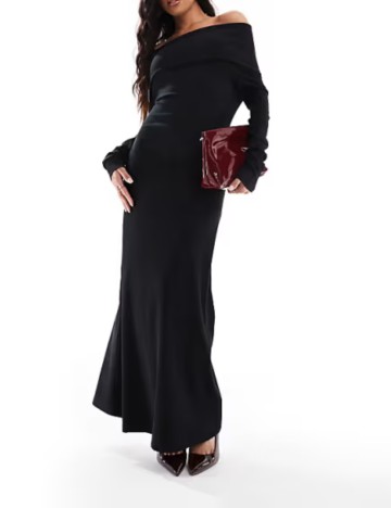 Rochie maxi ASOS, negru