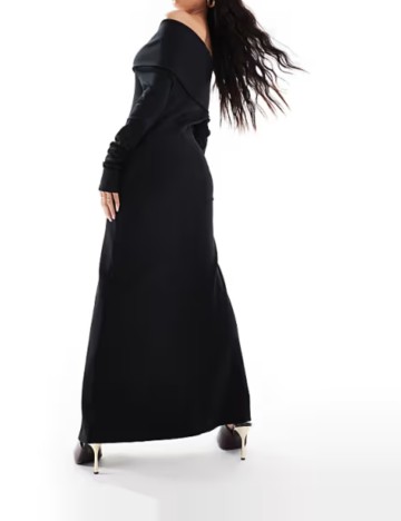 Rochie maxi ASOS, negru