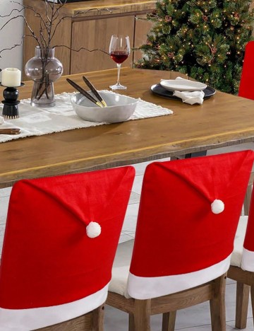 Set huse de scaun Shein, roșu