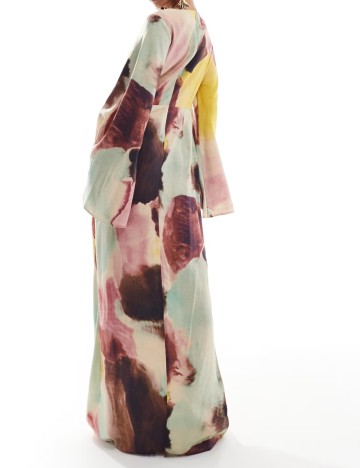 Rochie maxi ASOS, mix culori