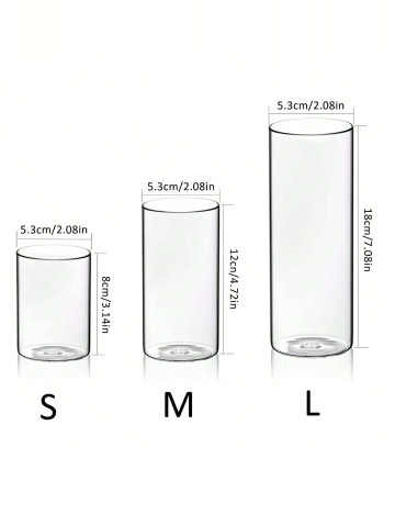 Suport lumânare Shein, transparent