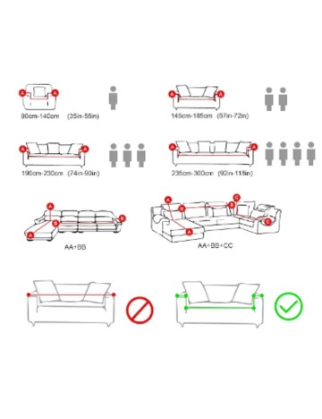 Husă de canapea Shein, crem