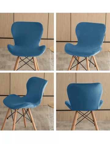 Set huse de scaun Shein, albastru