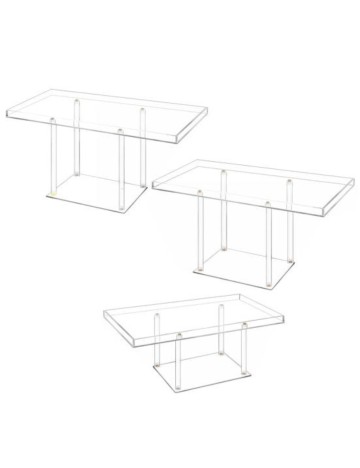 Suport pentru prăjituri Shein, transparent