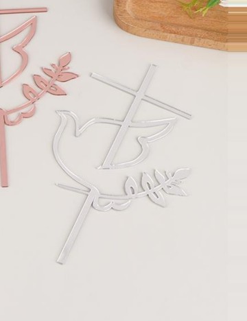 Accesoriu decorativ Shein, argintiu