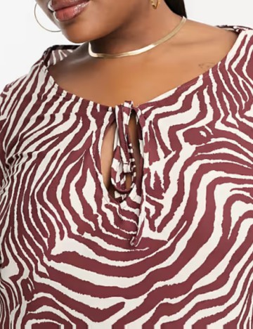 Rochie midi ASOS, mix culori