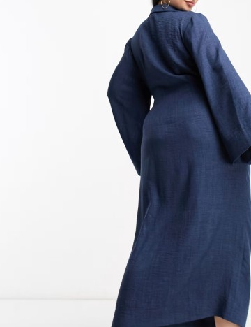 Rochie midi ASOS, albastru