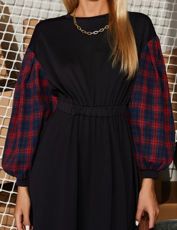 Rochie midi Shein, mix culori