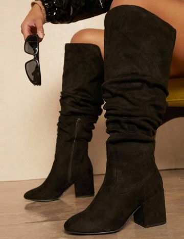 Cizme cu toc Shein, negru