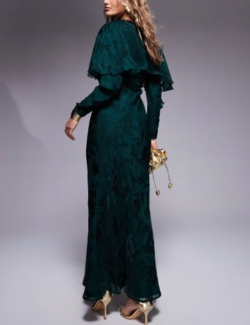 Rochie maxi ASOS, verde