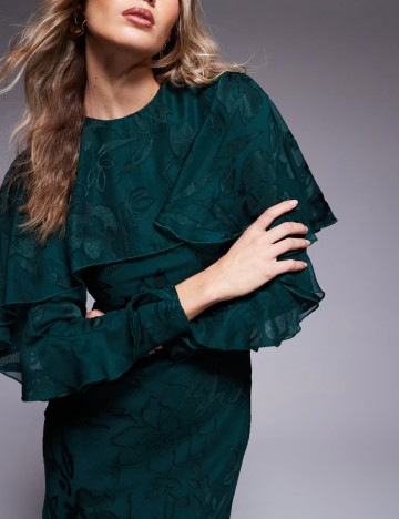 Rochie maxi ASOS, verde