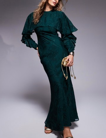 Rochie maxi ASOS, verde