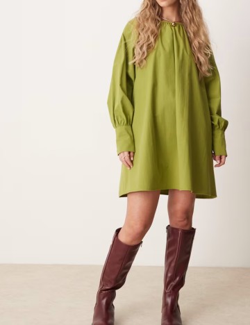 Rochie mini ASOS, verde