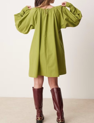 Rochie mini ASOS, verde