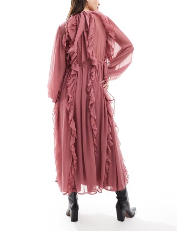 Rochie maxi ASOS, mov