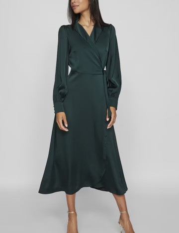 Rochie maxi Vila, verde