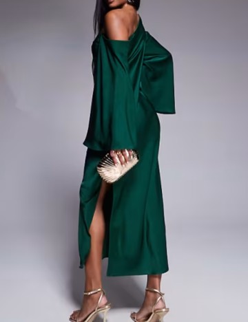 Rochie midi ASOS, verde