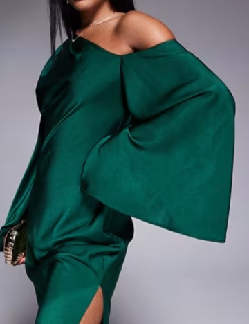 Rochie midi ASOS, verde