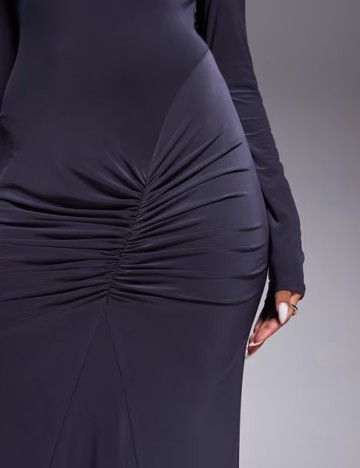 Rochie maxi ASOS, gri