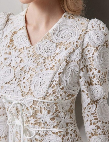 Rochie midi Shein, alb