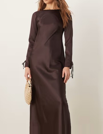 Rochie midi Miss Selfridge, maro