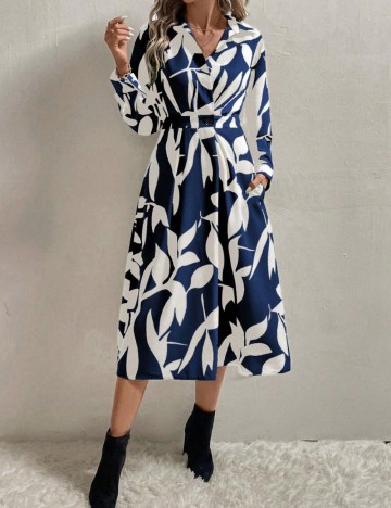 Rochie midi Shein, mix culori