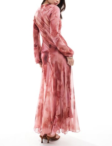 Rochie maxi ASOS, mix culori