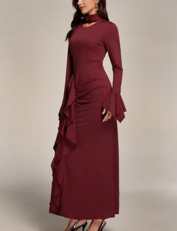 Rochie maxi Shein, vișiniu