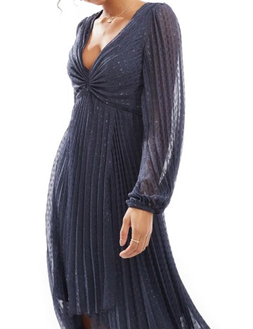 Rochie midi ASOS, albastru