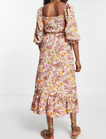 Rochie midi Miss Selfridge, mix culori