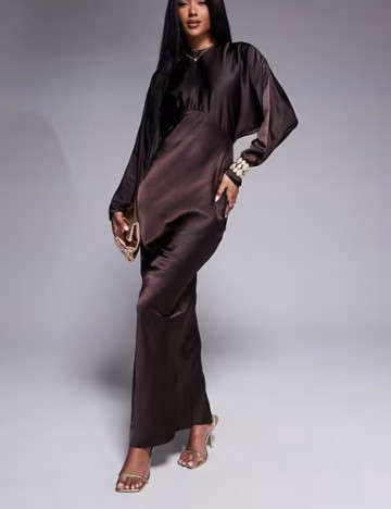 Rochie maxi ASOS, maro