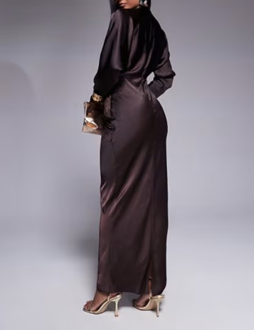 Rochie maxi ASOS, maro