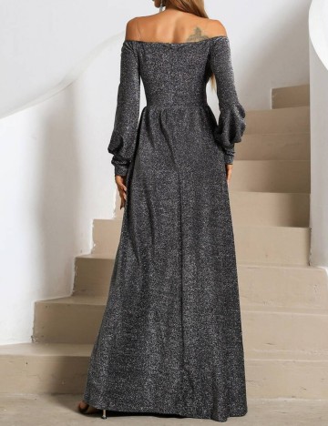 Rochie maxi Shein, argintiu