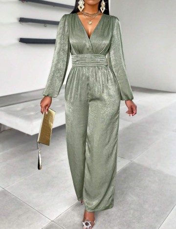 Salopetă lungă Shein, verde