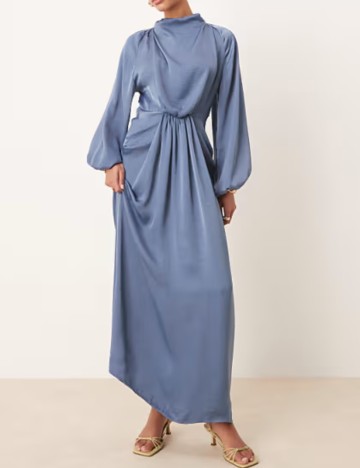 Rochie maxi ASOS, albastru